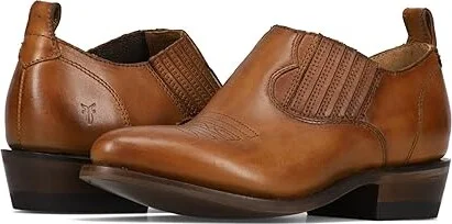 Frye Billy Shootie Women's Slip on Shoes Caramel : 8 B - Medium, Leather