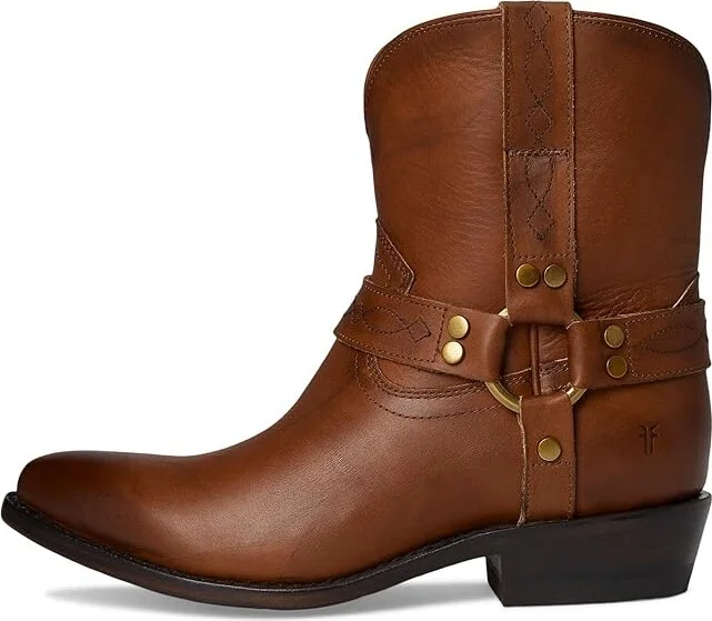 Frye Billy Short Harness Women's Boots Saddle : 9.5 B - Medium, Leather - Image 6