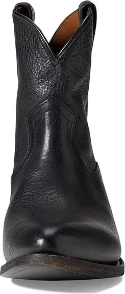 Frye Billy Short Women's Boots Black : 6 B - Medium, Leather - Image 2