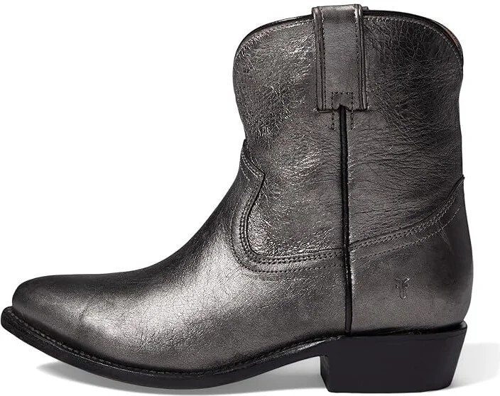 Frye Billy Short Women's Boots Dark Pewter : 6.5 B - Medium, Leather - Image 6