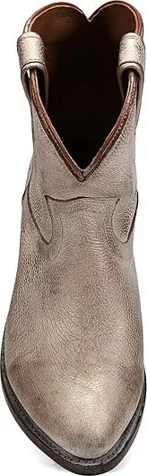 Frye Billy Short Women's Boots Light Gold : 10 B - Medium, Leather - Image 2