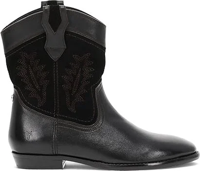 Frye Blair Western Deco Women's Boots Black : 8 B - Medium, Leather - Image 7