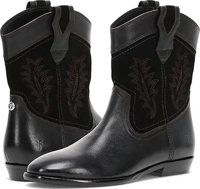 Frye Blair Western Deco Women's Boots Black : 8 B - Medium, Leather