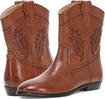 Frye Blair Western Deco Women's Boots Cinnamon : 8 B - Medium, Leather