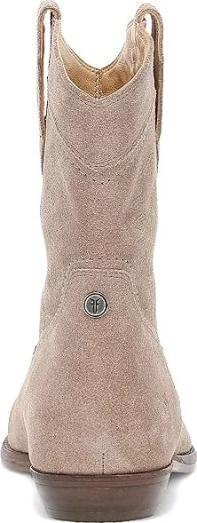 Frye Blair Western Deco Women's Boots Taupe : 7 B - Medium, Leather - Image 4