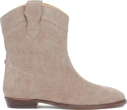 Frye Blair Western Deco Women's Boots Taupe : 7 B - Medium, Leather - Image 7