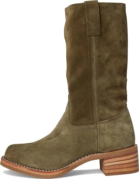Frye Campus 12r Women's Boots Olive : 7 B - Medium, Leather - Image 6