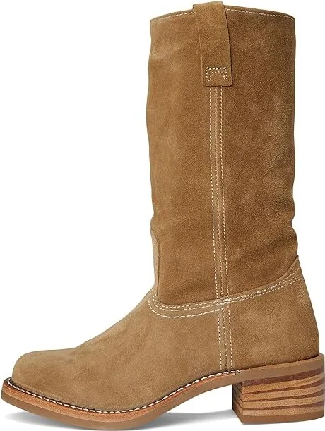Frye Campus 12r Women's Boots Tan Buck : 6 B - Medium, Leather - Image 6