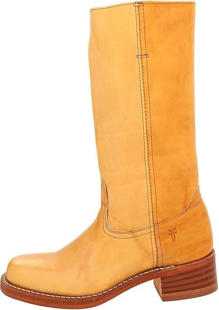 Frye Campus 14L Cowboy Women's Boots Banana Leather : 6 B - Medium - Image 7