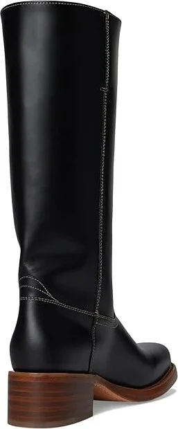 Frye Campus 14L Cowboy Women's Boots Black 1 : 6.5 B - Medium, Leather - Image 4
