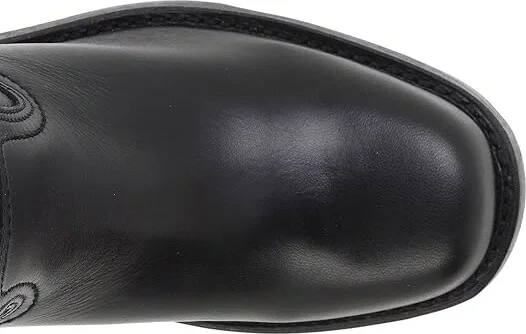 Frye Campus 14L Cowboy Women's Boots Black Leather : 6 B - Medium - Image 3