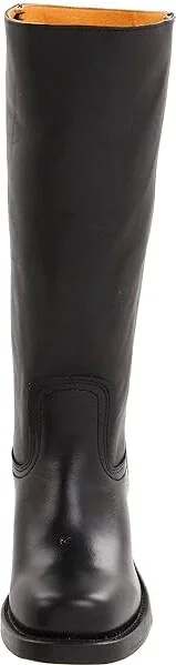 Frye Campus 14L Cowboy Women's Boots Black Leather : 6 B - Medium - Image 6