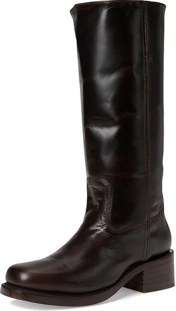 Frye Campus 14L Cowboy Women's Boots Bourbon : 8 B - Medium, Leather/Rubber - Image 5