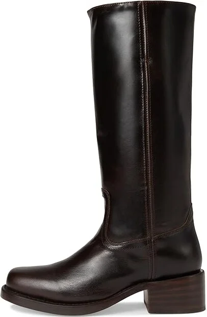 Frye Campus 14L Cowboy Women's Boots Bourbon : 8 B - Medium, Leather/Rubber - Image 6