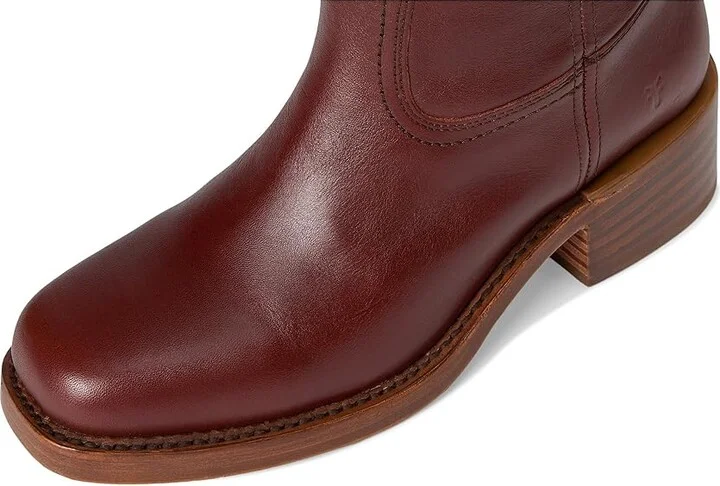 Frye Campus 14L Cowboy Women's Boots Garnet : 10 B - Medium, Leather - Image 2