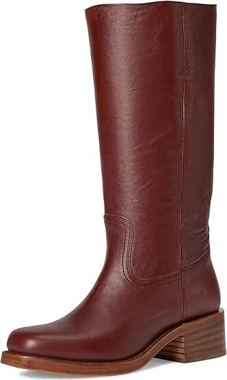 Frye Campus 14L Cowboy Women's Boots Garnet : 10 B - Medium, Leather - Image 5