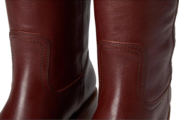 Frye Campus 14L Cowboy Women's Boots Garnet : 10 B - Medium, Leather - Image 7
