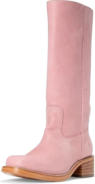 Frye Campus 14L Cowboy Women's Boots Pink : 8 B - Medium, Leather - Image 5