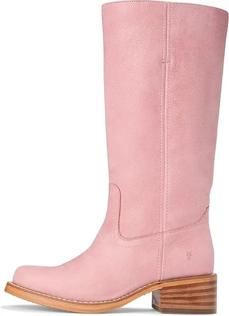 Frye Campus 14L Cowboy Women's Boots Pink : 8 B - Medium, Leather - Image 6