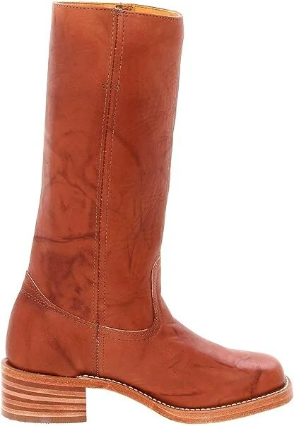 Frye Campus 14L Cowboy Women's Boots Saddle Leather : 6 B - Medium - Image 8