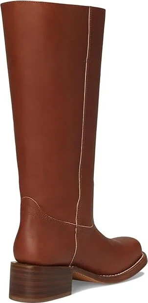 Frye Campus 14l Wide Calf Women's Boots Saddle : 9 B - Medium, Leather - Image 4