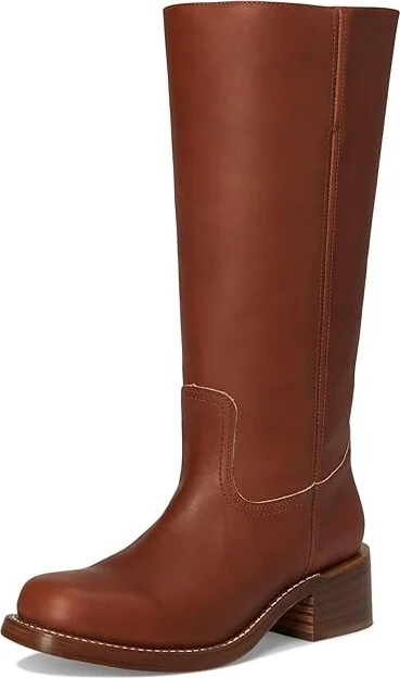 Frye Campus 14l Wide Calf Women's Boots Saddle : 9 B - Medium, Leather - Image 5