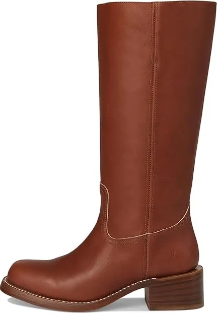 Frye Campus 14l Wide Calf Women's Boots Saddle : 9 B - Medium, Leather - Image 6