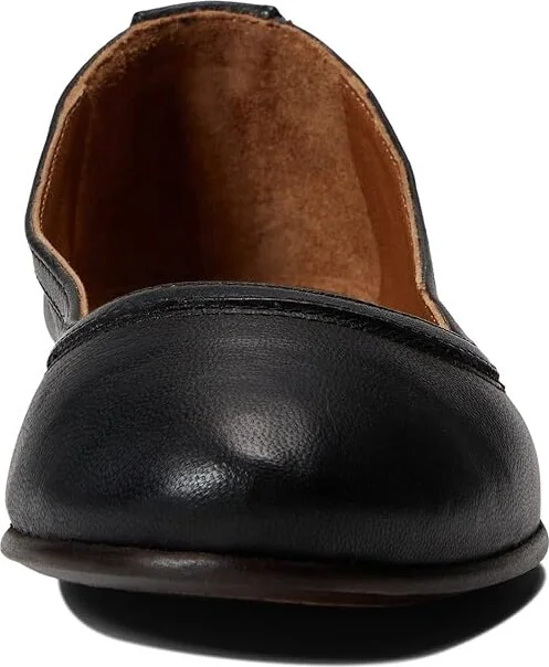 Frye Carson Ballet Women's Flat Shoes Black Vintage Veg Tan : 5.5 B - Medium - Image 2
