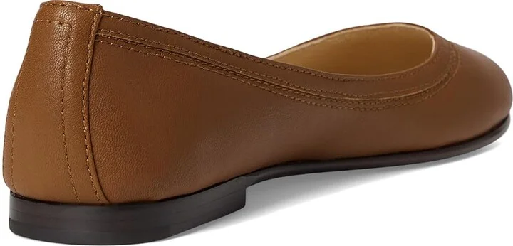 Frye Carson Ballet Women's Flat Shoes Cognac Vintage Veg Tan : 5.5 B - Medium - Image 4
