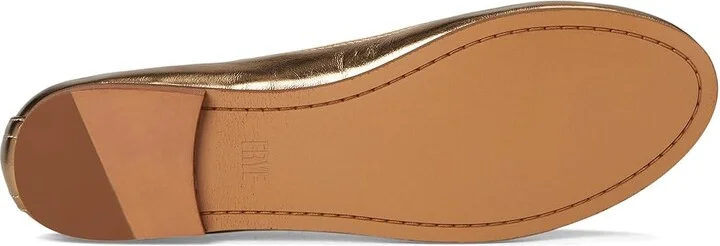 Frye Carson Ballet Women's Flat Shoes Dark Gold : 6.5 B - Medium - Image 3