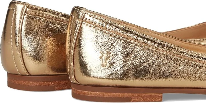Frye Carson Ballet Women's Flat Shoes Dark Gold : 6.5 B - Medium - Image 7