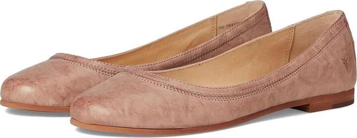 Frye Carson Ballet Women's Flat Shoes Woodrose : 6.5 B - Medium