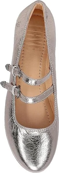 Frye Carson Mary Jane Women's Flat Shoes Rose Gold : 9 B - Medium, Leather - Image 2