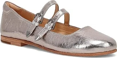 Frye Carson Mary Jane Women's Flat Shoes Rose Gold : 9 B - Medium, Leather - Image 4