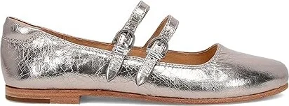 Frye Carson Mary Jane Women's Flat Shoes Rose Gold : 9 B - Medium, Leather - Image 6