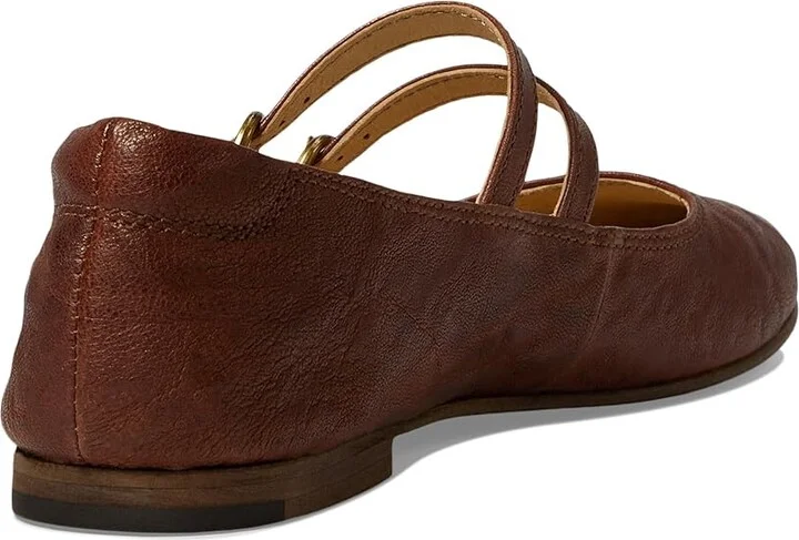 Frye Carson Mary Jane Women's Flat Shoes Spice : 6 B - Medium, Leather - Image 4