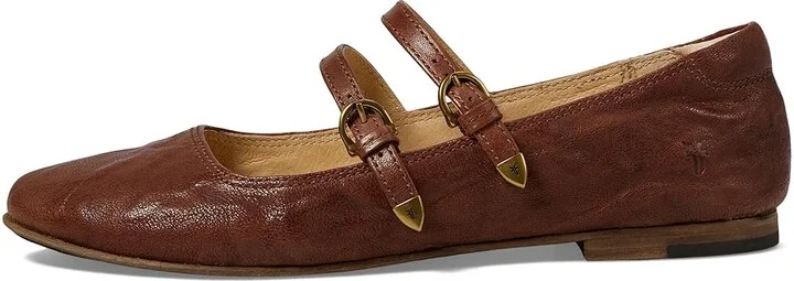 Frye Carson Mary Jane Women's Flat Shoes Spice : 6 B - Medium, Leather - Image 6