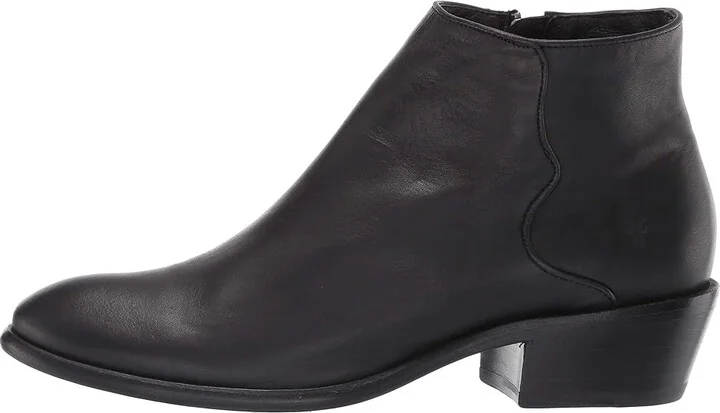 Frye Carson Piping Bootie Women's Boots Black Soft Full Grain : 5.5 B - Medium, Leather - Image 7