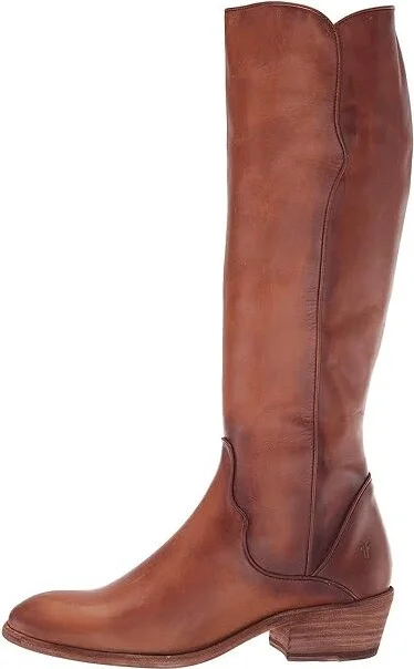 Frye Carson Piping Tall Women's Shoes Caramel : 5.5 B - Medium, Leather - Image 7