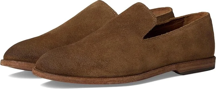 Ash Washed Waxed Suede
