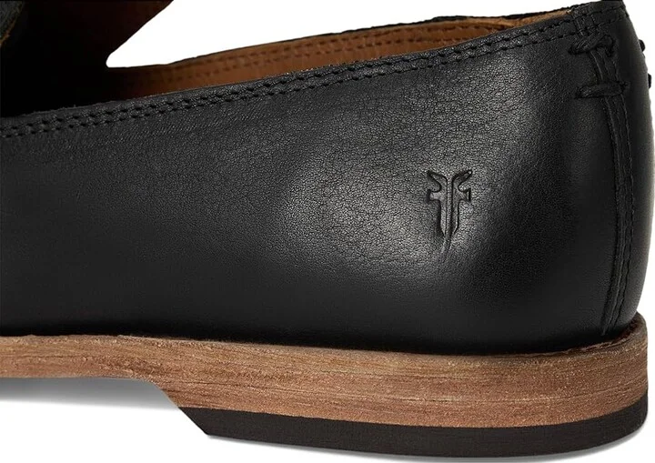 Frye Chris Venetian Men's Shoes Black : 8 D - Medium, Suede - Image 7