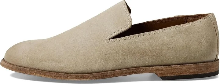 Frye Chris Venetian Men's Shoes Fog : 12 D - Medium, Suede - Image 6