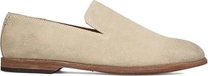 Frye Chris Venetian Men's Shoes Fog : 12 D - Medium, Suede - Image 7