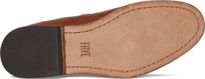 Frye Chris Venetian Men's Shoes Tan Oiled Vintage : 8 D - Medium, Suede - Image 3