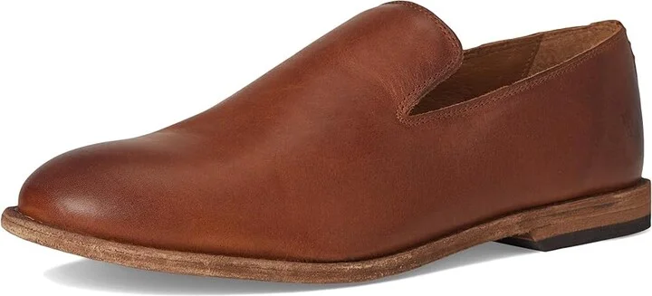 Frye Chris Venetian Men's Shoes Tan Oiled Vintage : 8 D - Medium, Suede - Image 5