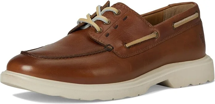 Frye Connor Boat Shoes Men's Slip on Shoes Caramel : 9 D - Medium, Leather - Image 5