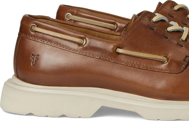 Frye Connor Boat Shoes Men's Slip on Shoes Caramel : 9 D - Medium, Leather - Image 7
