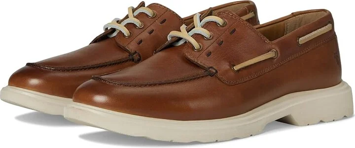 Frye Connor Boat Shoes Men's Slip on Shoes Caramel : 9 D - Medium, Leather