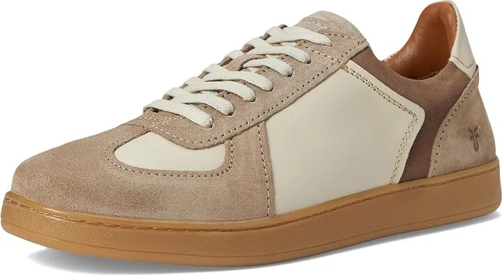Frye Cooper Trainer Men's Shoes Ivory : 8 D - Medium, Leather/Suede - Image 5