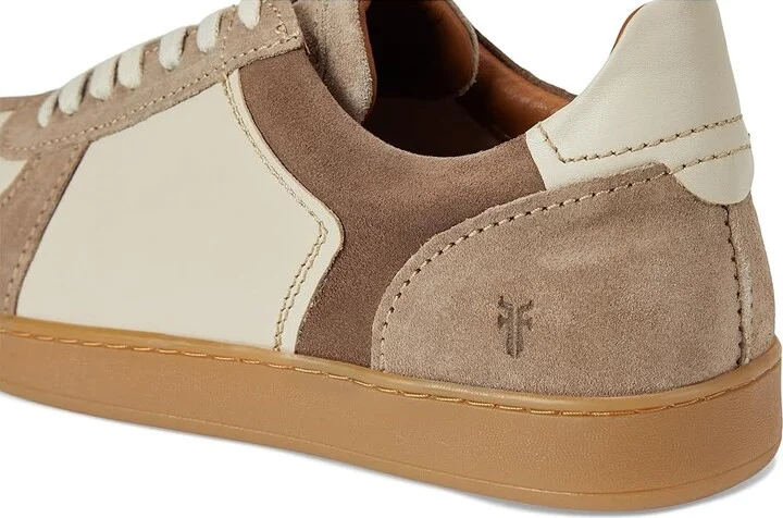 Frye Cooper Trainer Men's Shoes Ivory : 8 D - Medium, Leather/Suede - Image 7